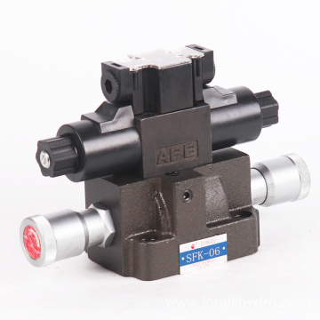 valves control operated solenoid hydraulic adjustable speed flow divider